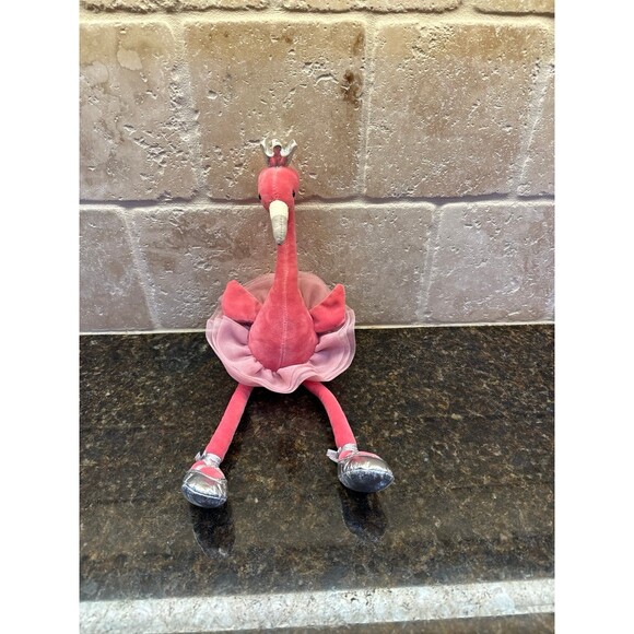 Jellycat Fancy Pink Flamingo Stuffed Toy Like NWT - Picture 1 of 4